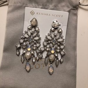 Kendra Scott silver earrings